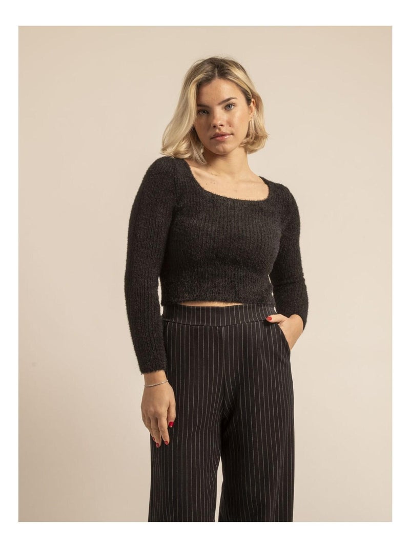 Pantalone a righe ERIMELLE Nero - Kiabi