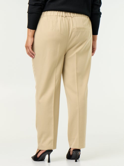 Pantalone a sigaretta tinta unita - Kiabi