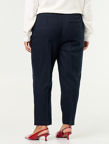 Pantalone a sigaretta tinta unita