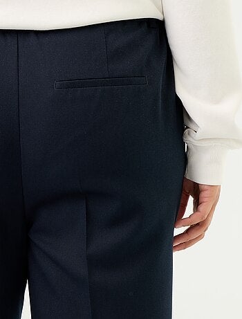 Pantalone a sigaretta tinta unita
