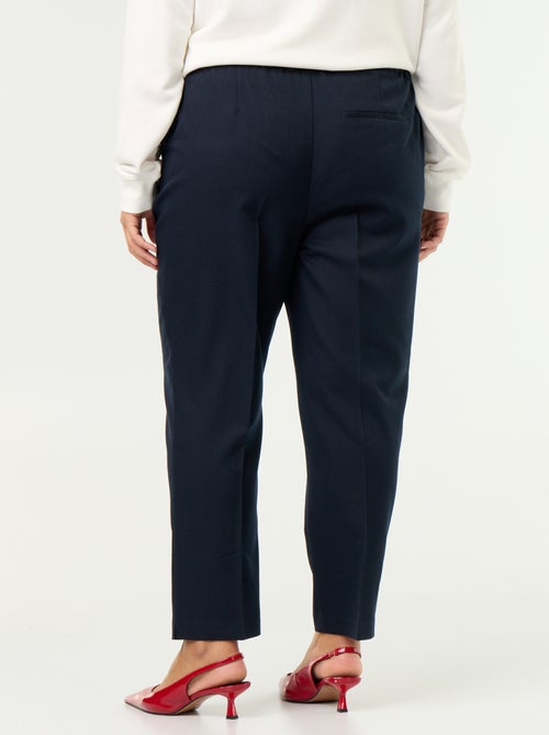 Pantalone a sigaretta tinta unita - Kiabi