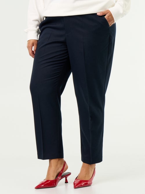 Pantalone a sigaretta tinta unita - Kiabi