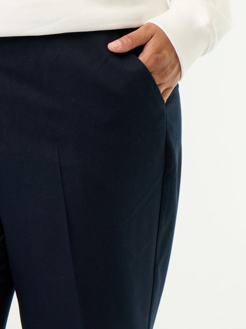 Pantalone a sigaretta tinta unita - Kiabi