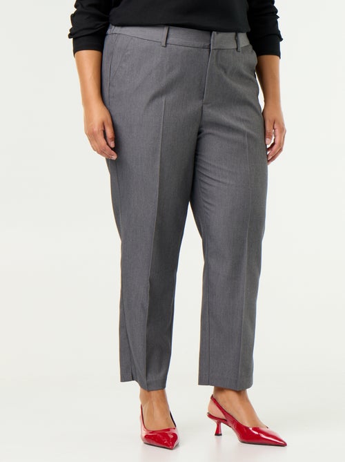 Pantalone a sigaretta tinta unita - Kiabi