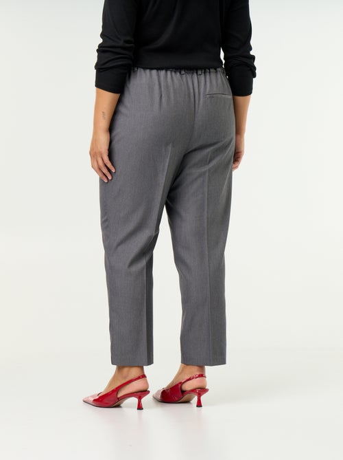 Pantalone a sigaretta tinta unita - Kiabi