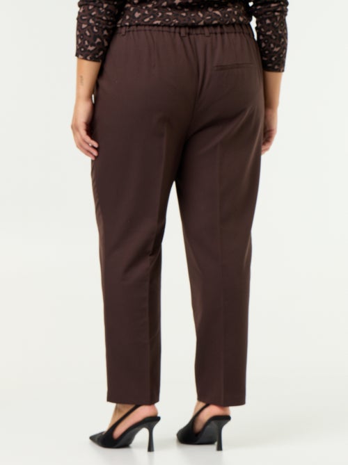 Pantalone a sigaretta tinta unita - Kiabi