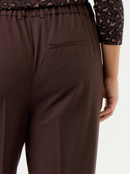 Pantalone a sigaretta tinta unita - Kiabi