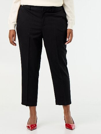 Pantalone a sigaretta tinta unita