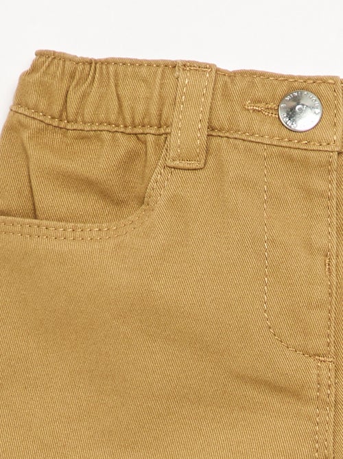 Pantalone a tinta unita con fondo a balze - Kiabi