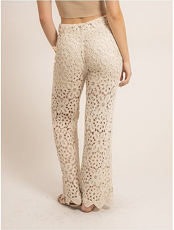 Pantalone all'uncinetto ELASMA