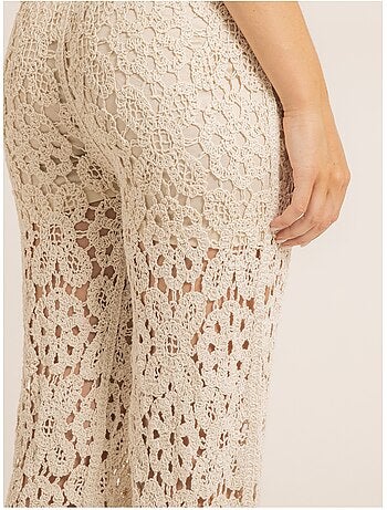 Pantalone all'uncinetto ELASMA