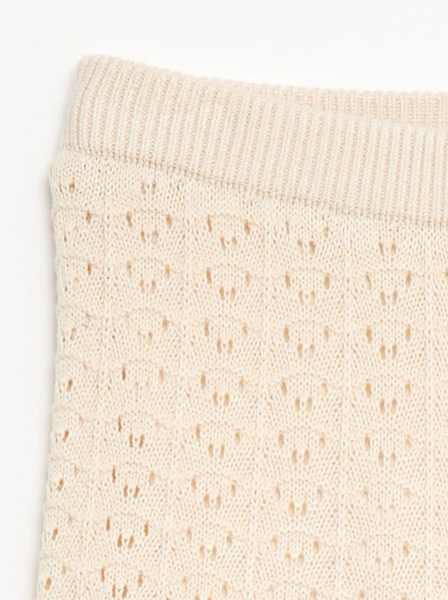 Pantalone all'uncinetto taglio a zampa - Kiabi