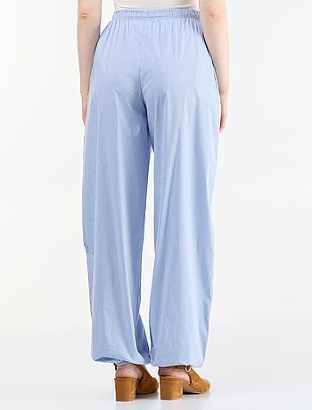 Pantalone ampio a righe a palloncino