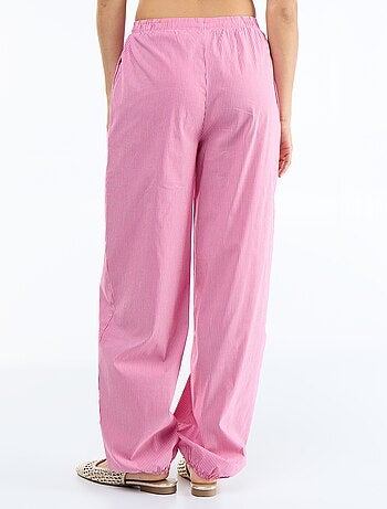 Pantalone ampio a righe a palloncino