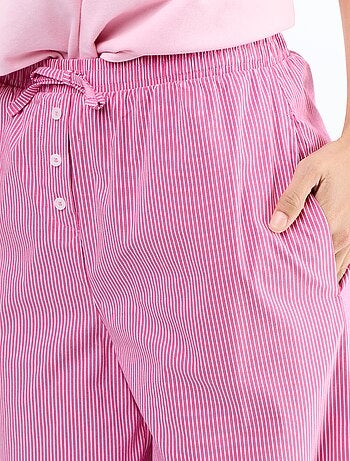 Pantalone ampio a righe a palloncino