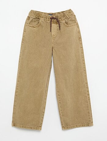 Pantalone ampio a tinta unita