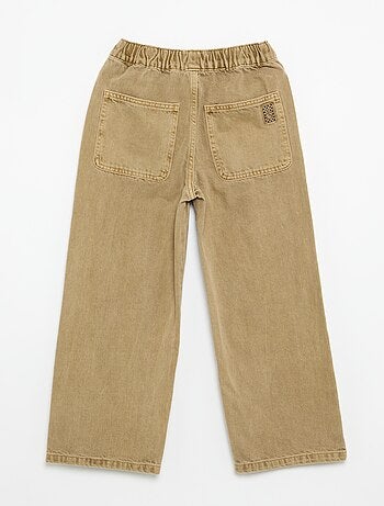 Pantalone ampio a tinta unita