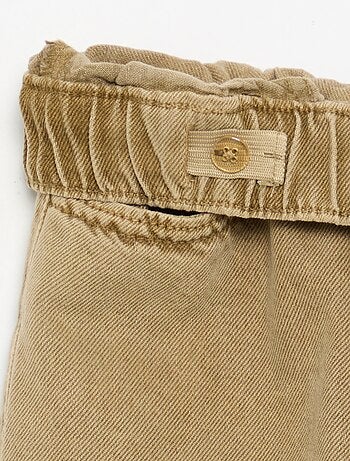 Pantalone ampio a tinta unita