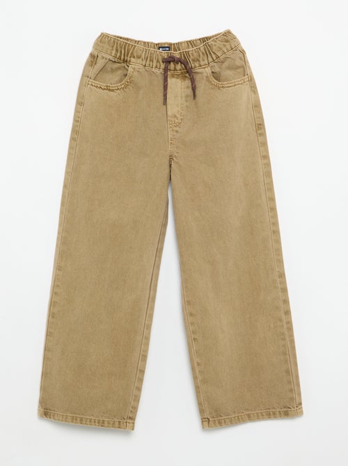 Pantalone ampio a tinta unita - Kiabi