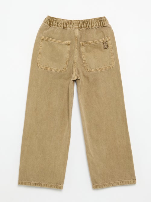 Pantalone ampio a tinta unita - Kiabi