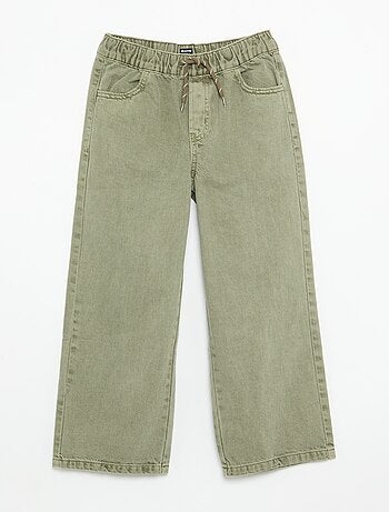 Pantalone ampio a tinta unita