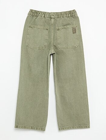 Pantalone ampio a tinta unita