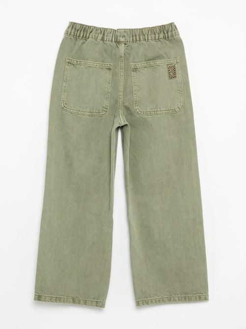 Pantalone ampio a tinta unita - Kiabi Pantalone ampio a tinta unita - Kiabi