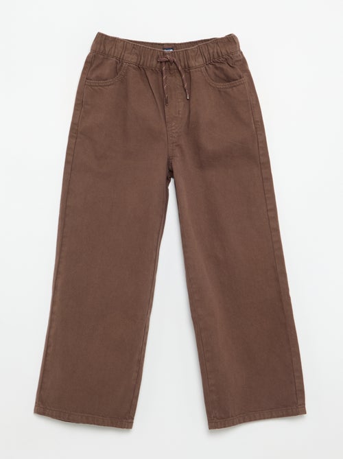 Pantalone ampio a tinta unita - Kiabi