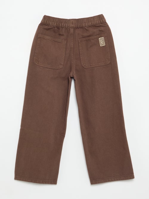 Pantalone ampio a tinta unita - Kiabi