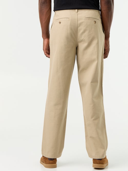 Pantalone ampio a tinta unita, vestibilità rilassata - Kiabi Pantalone ampio a tinta unita, vestibilità rilassata - Kiabi