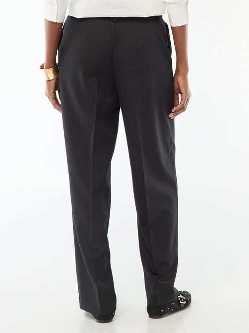 Pantalone ampio a vita alta con cintura e passanti - Kiabi Pantalone ampio a vita alta con cintura e passanti - Kiabi