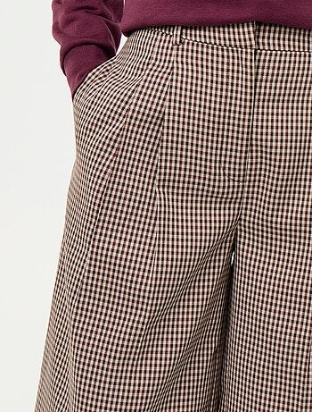 Pantalone ampio a vita alta