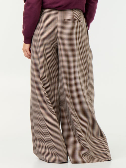 Pantalone ampio a vita alta - Kiabi