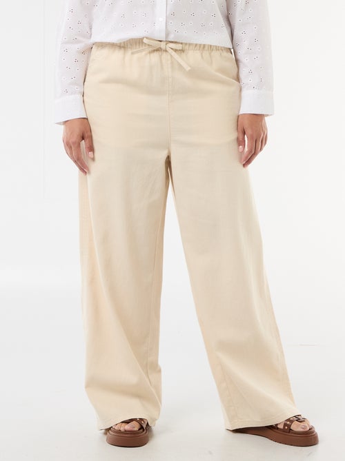 Pantalone ampio con 2 tasche - Kiabi