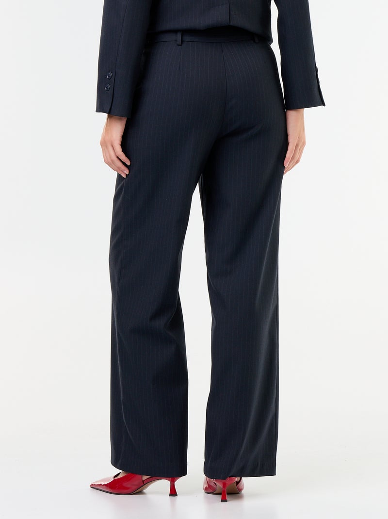 Pantalone ampio con bottoni dorati Blu - Kiabi