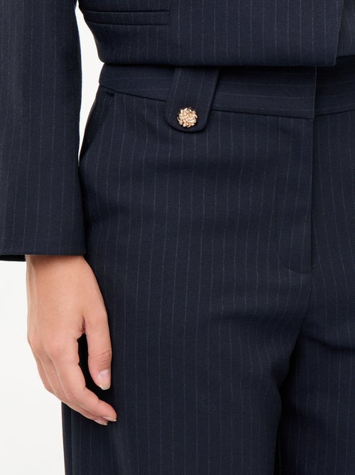 Pantalone ampio con bottoni dorati - Kiabi