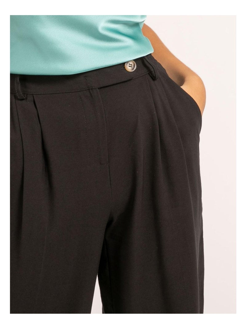 Pantalone ampio ELIRESS Nero - Kiabi
