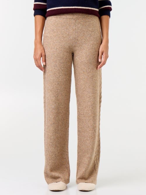 Pantalone ampio in maglia - Kiabi