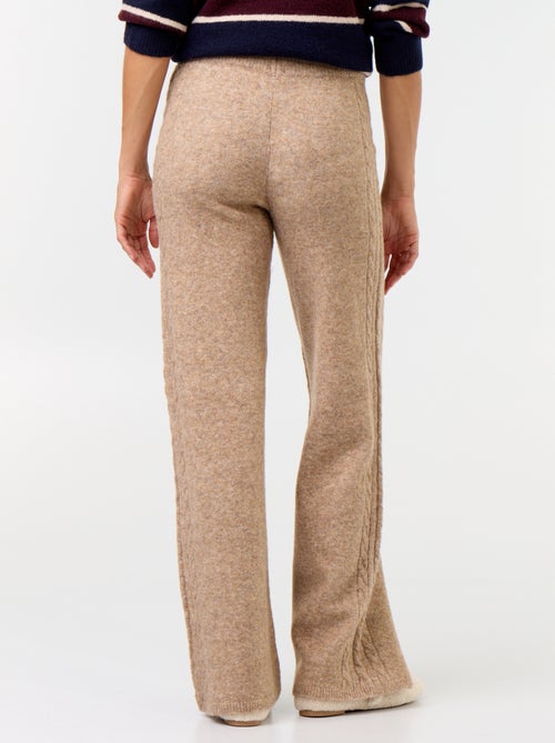 Pantalone ampio in maglia - Kiabi