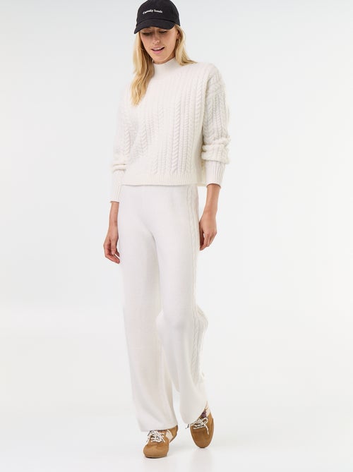 Pantalone ampio in maglia - Kiabi