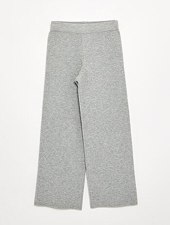 Pantalone ampio in maglia compatta