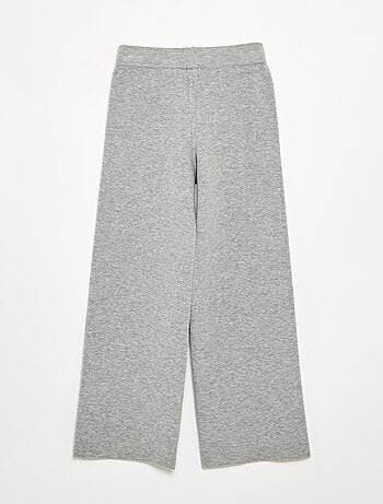 Pantalone ampio in maglia compatta