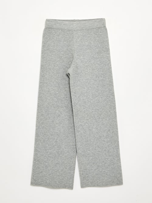 Pantalone ampio in maglia compatta - Kiabi