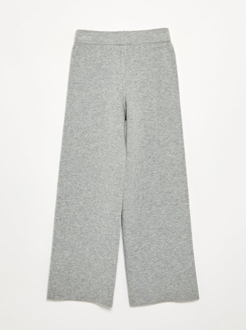 Pantalone ampio in maglia compatta - Kiabi