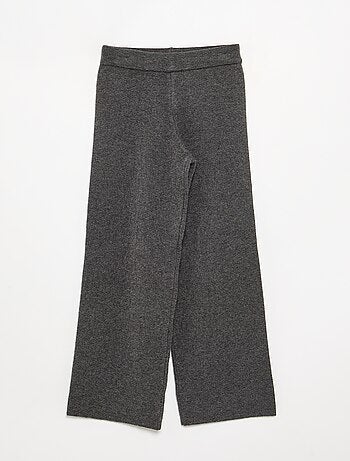 Pantalone ampio in maglia compatta