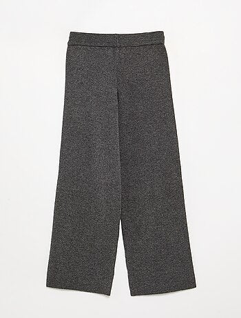 Pantalone ampio in maglia compatta