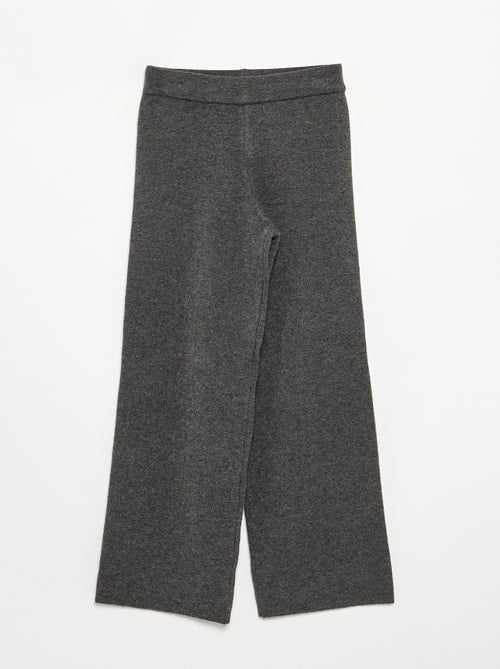 Pantalone ampio in maglia compatta - Kiabi