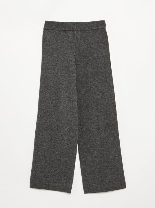 Pantalone ampio in maglia compatta - Kiabi