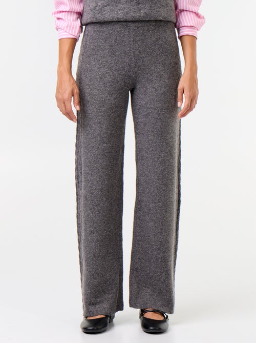 Pantalone ampio in maglia - Kiabi