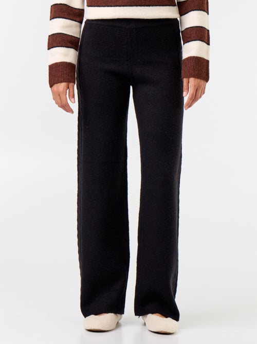 Pantalone ampio in maglia - Kiabi